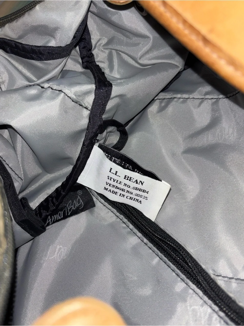 AmeriBag Embroidered colors black with olive gold and tan floral patterns